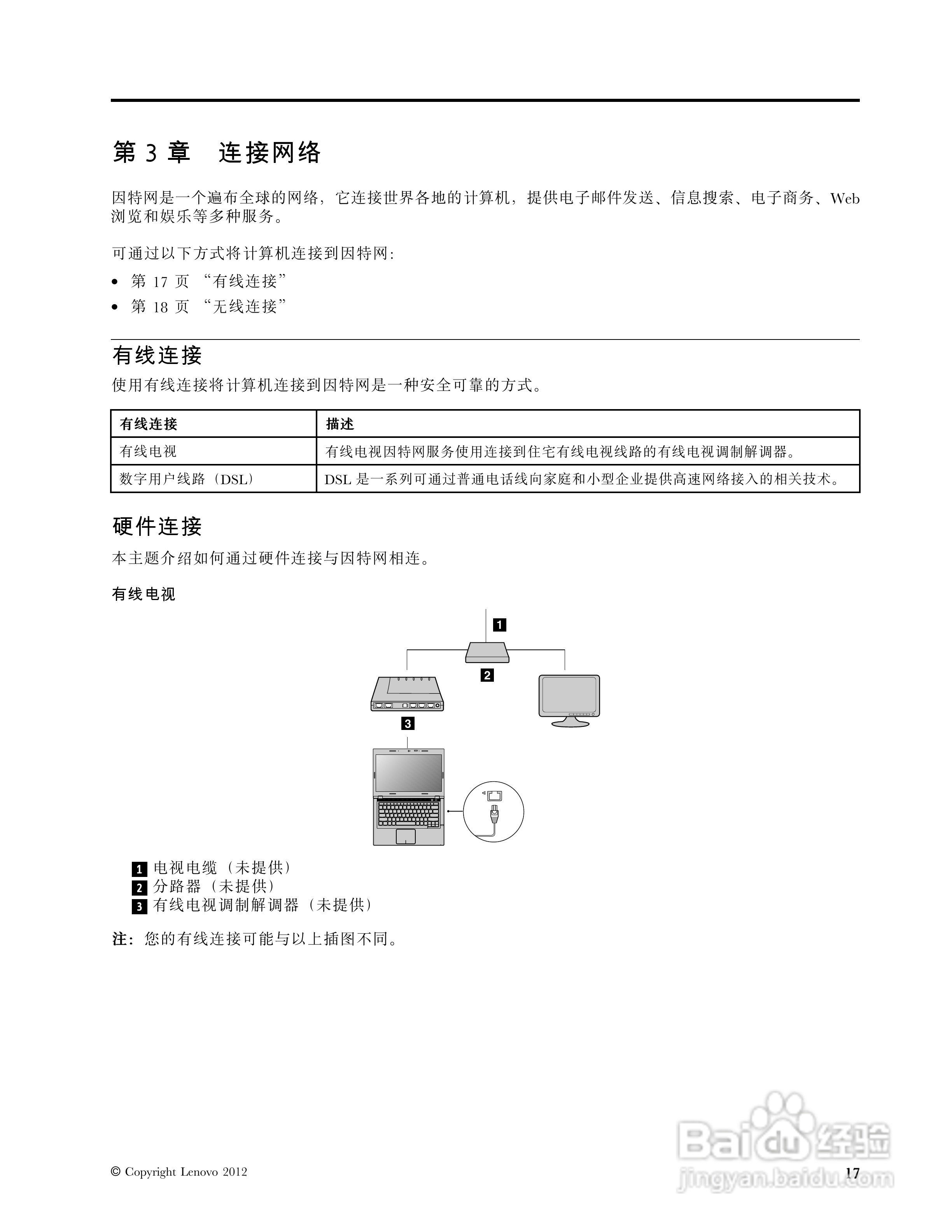 联想V490u笔记本电脑使用说明书:[3]