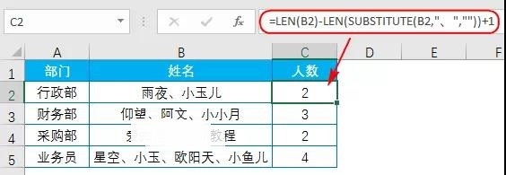 Excel:函数len与lenb的应用