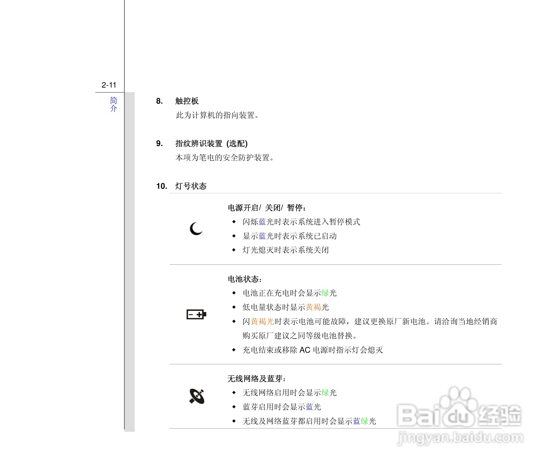 微星MSI PR420笔记本电脑使用说明书:[4]