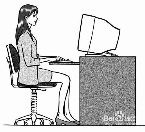 长期看电脑如何预防颈椎病