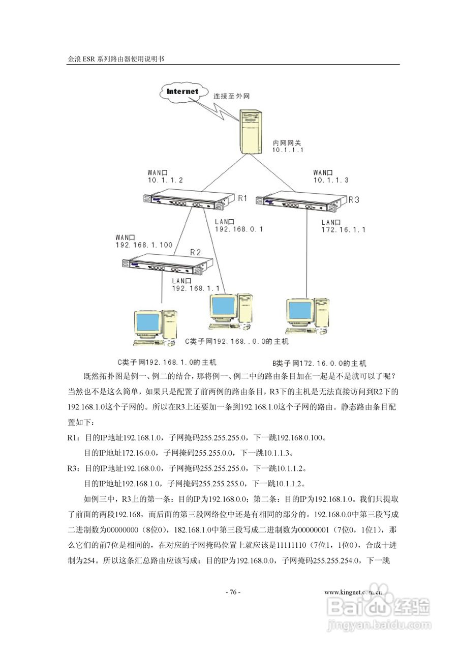 金浪ESR-6400G路由器使用说明书:[8]