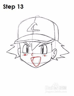 如何画Ash Ketchum