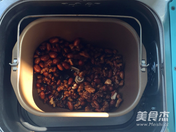 面包机版核桃花生糖