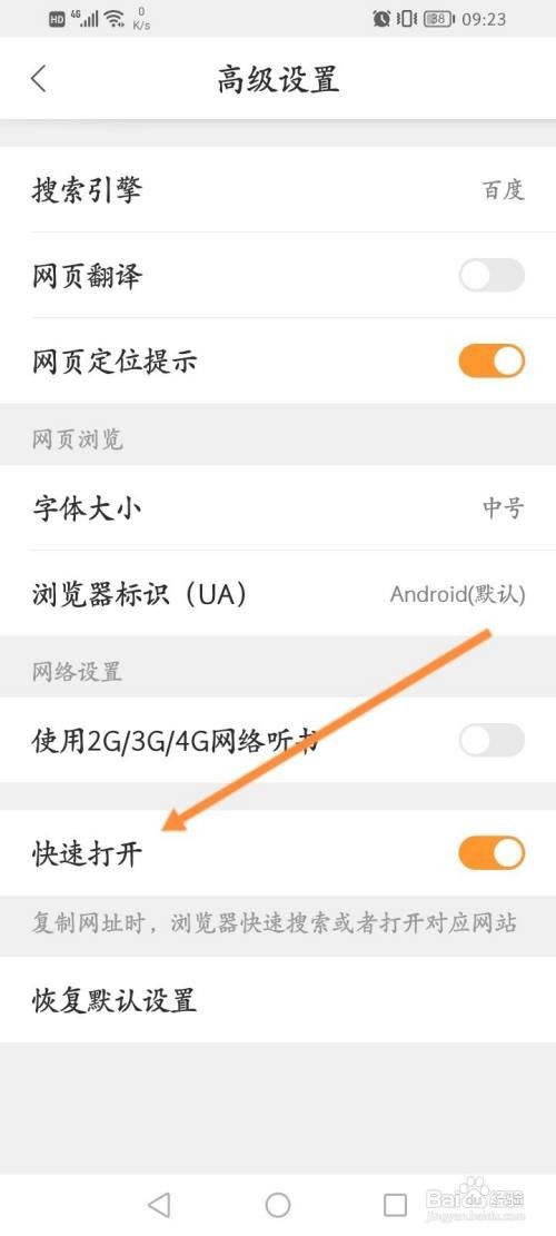 猎豹浏览器APP在哪里开启快速打开