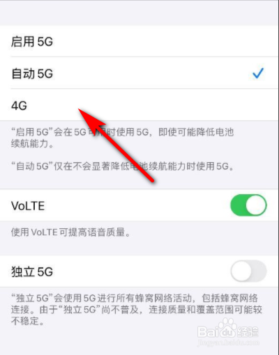 iphone12怎么关5g