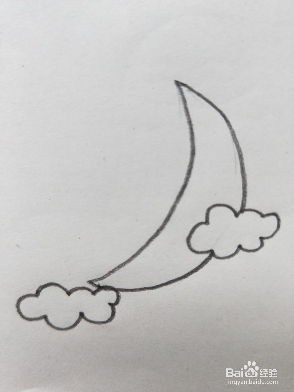 月亮的简笔画教程