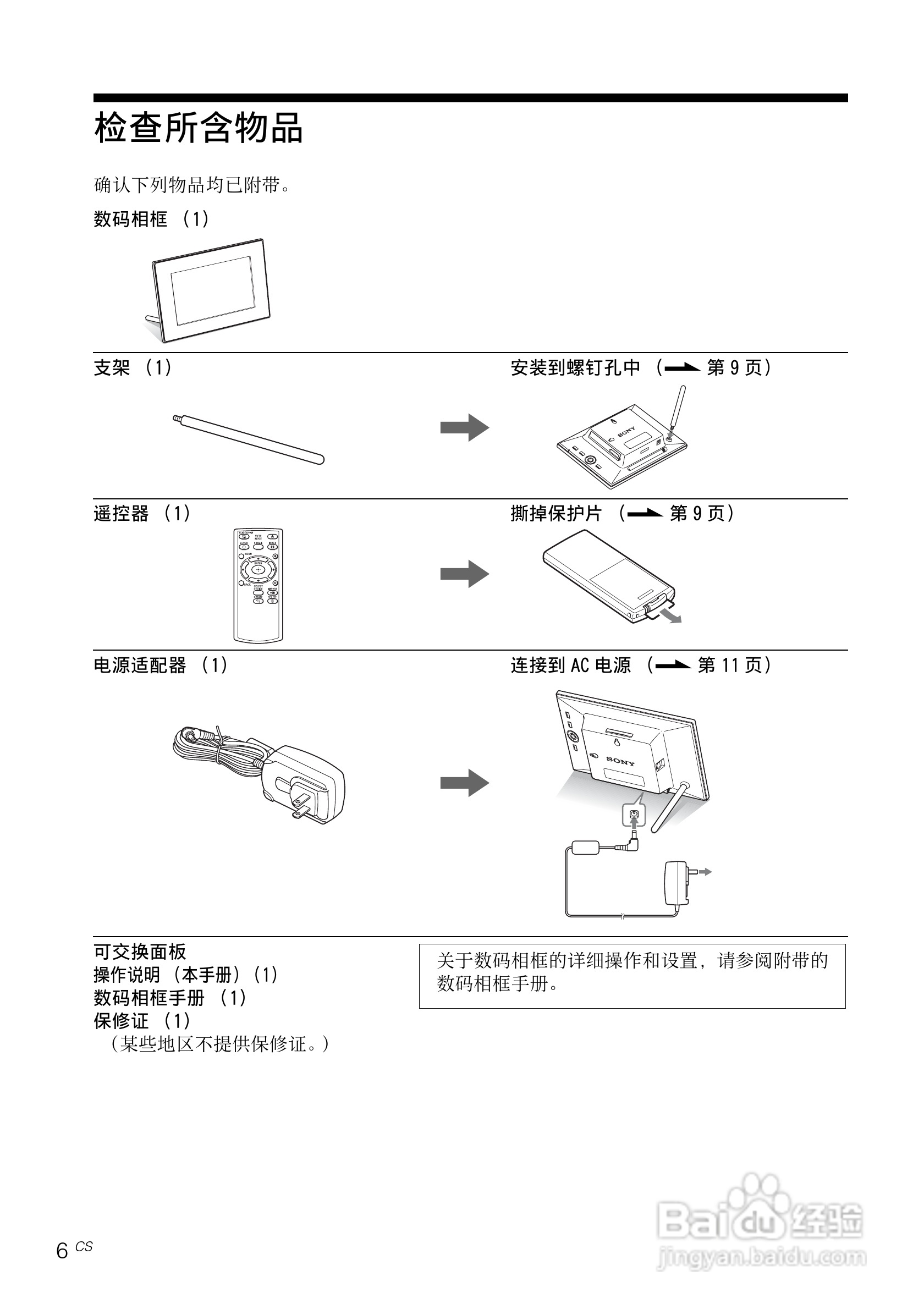 索尼DPF-E73数码相框使用说明书:[1]