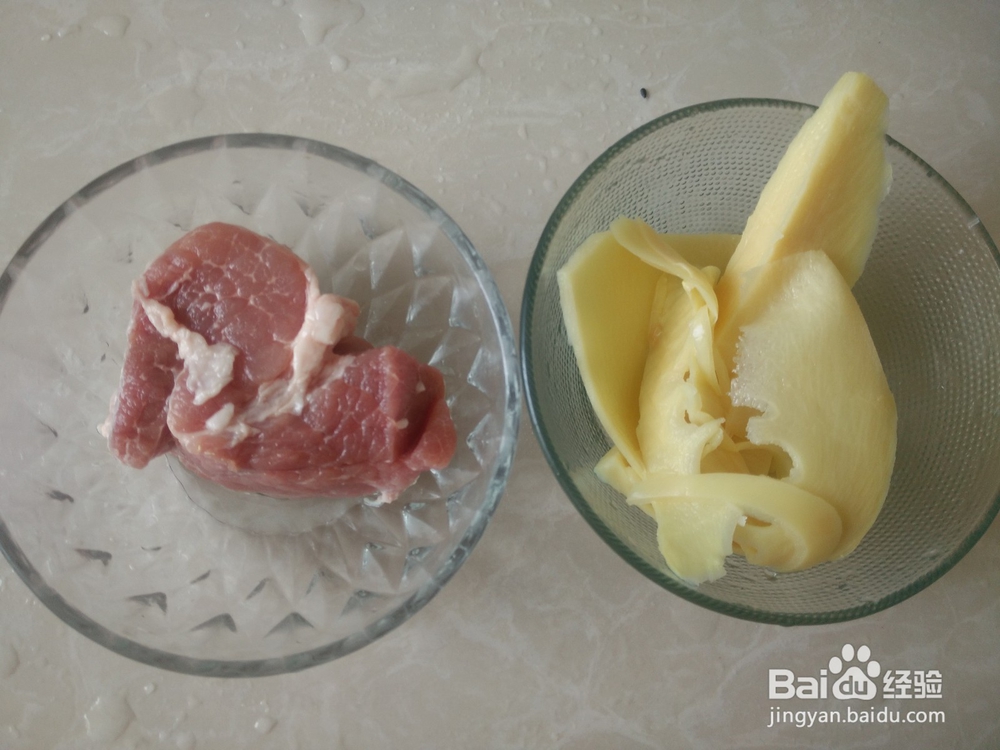 鲜笋瘦肉滚粥的做法