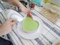 抹茶蜜豆慕斯的diy做法