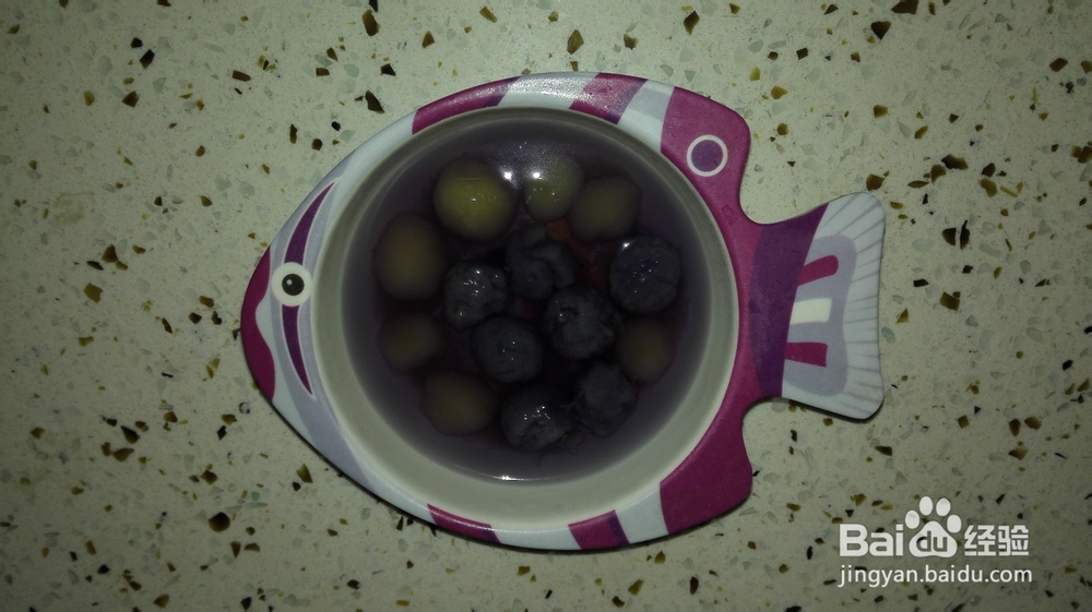 手工芋圆红豆汤