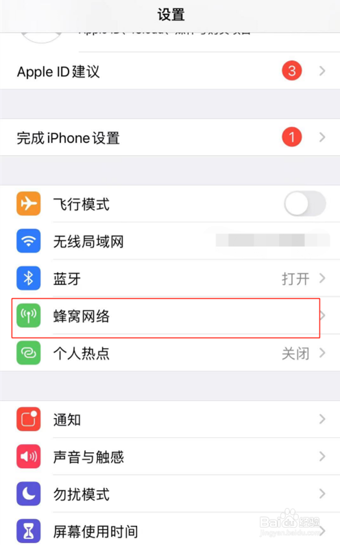 苹果手机是怎么开启低数据模式