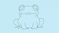 如何画青蛙?