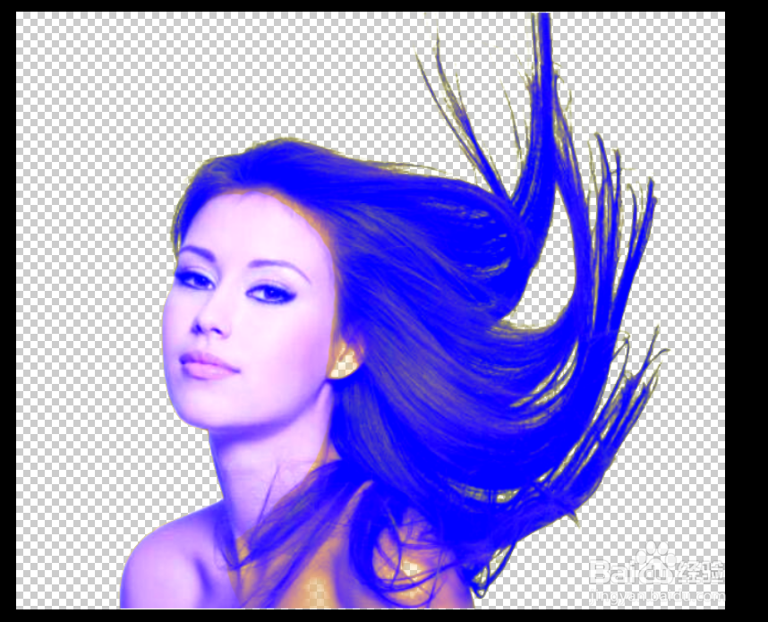 怎么用PS抠头发丝