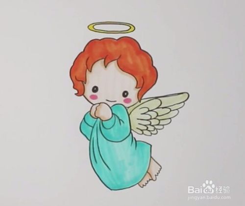 小天使怎么画