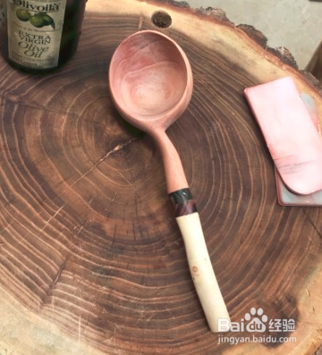 拼接柄香椿木勺