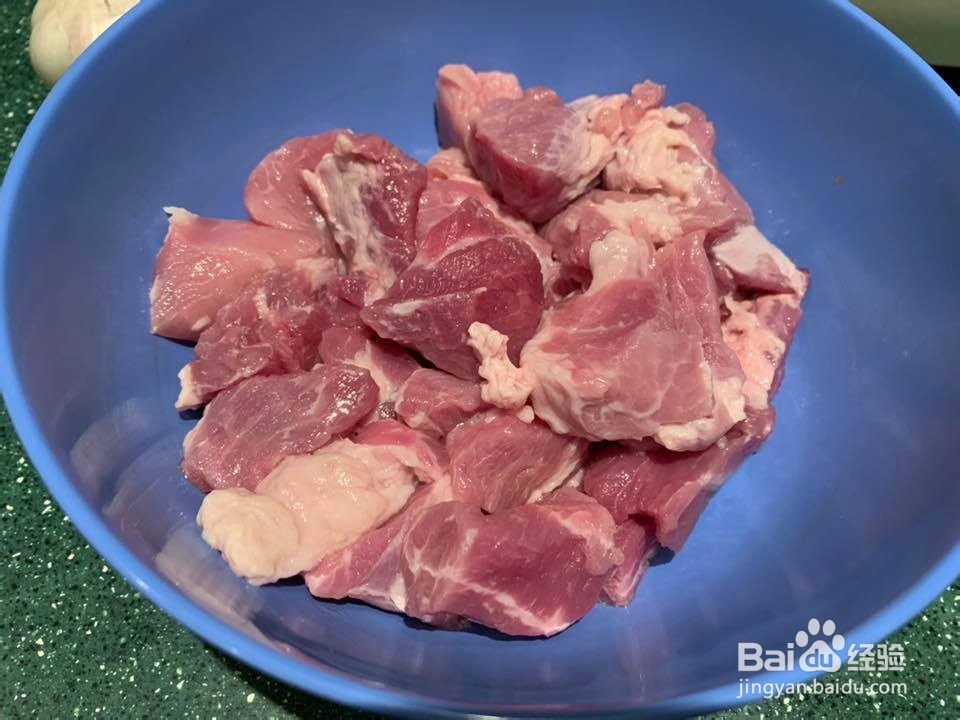 孜然烤瘦肉串