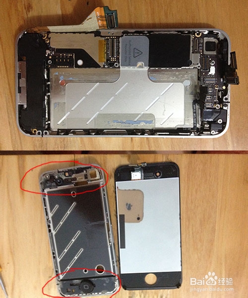 iPhone4换屏幕教程,需要使用到吹风机