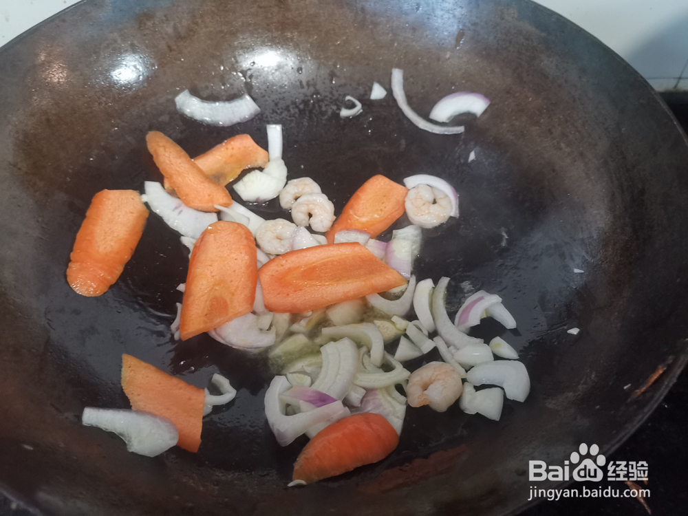 虾仁香菇炒菜薹