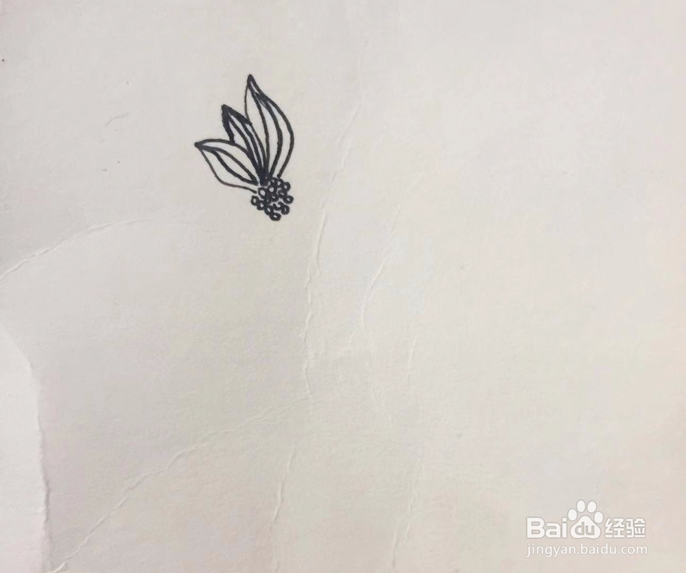 茉莉手绘之花瓶里的鲜花