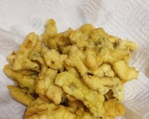 教你怎么做炸蘑菇/炸平菇