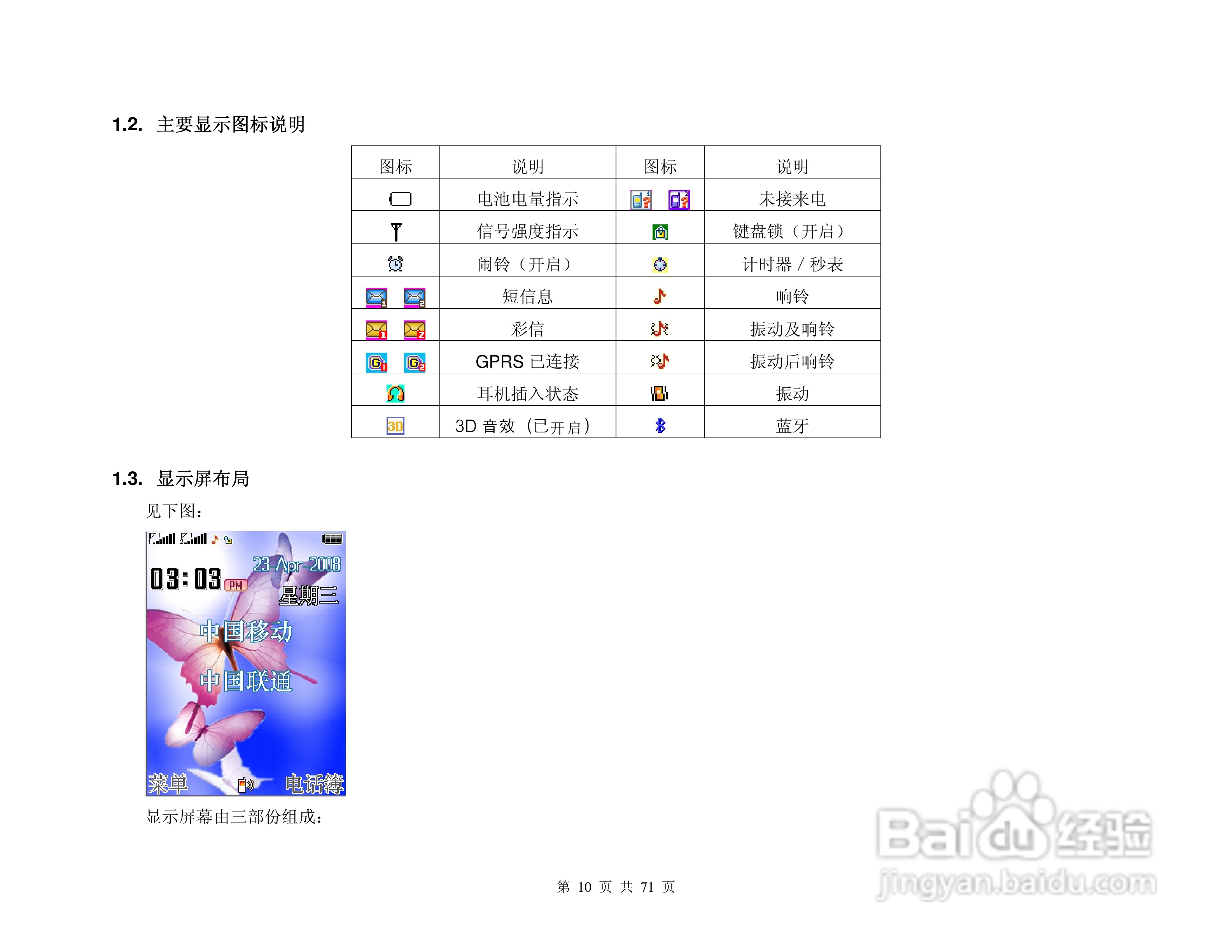 港利通手机KPT KP909型使用说明书:[1]
