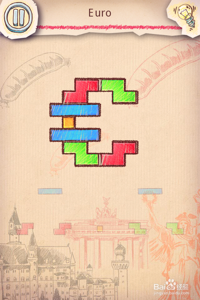 Doodle Fit2 攻略-12 German 德国