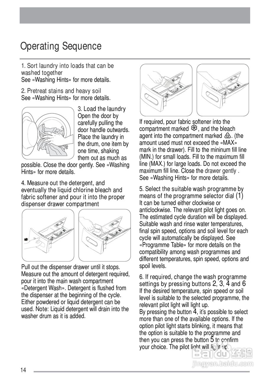 美国飞歌MFW12CEZHS型美式洗衣机说明书:[2]