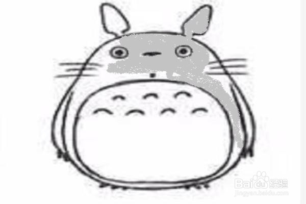 最受喜爱的动漫角色龙猫的画法