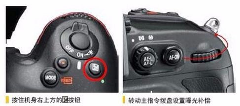 尼康曝光补偿怎么调