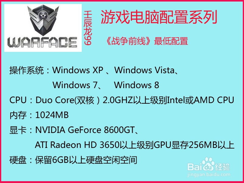 游戏电脑配置：[8]《NBA 2K14》《战争前线》