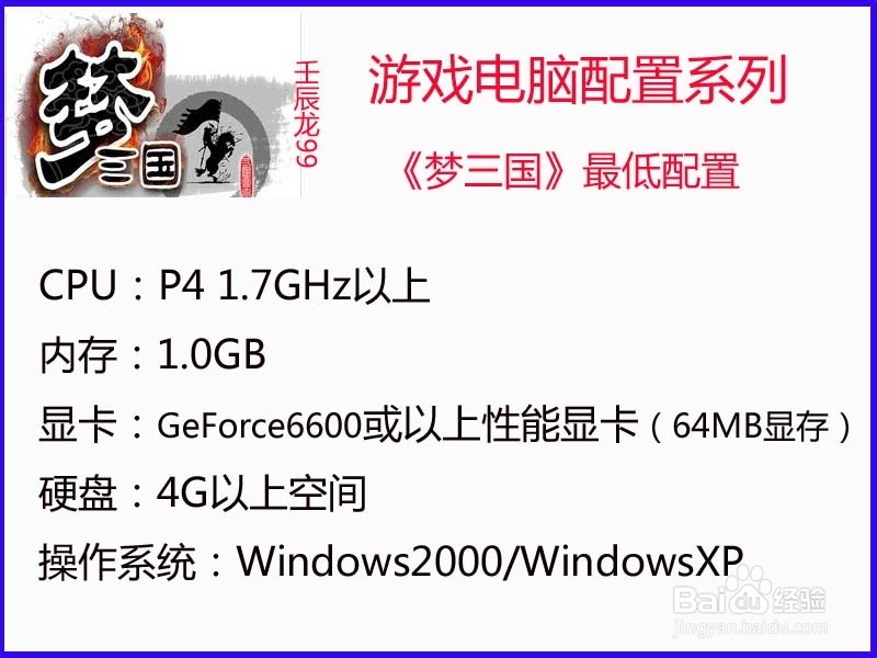 游戏电脑配置：[3]《正当防卫2》《梦三国》