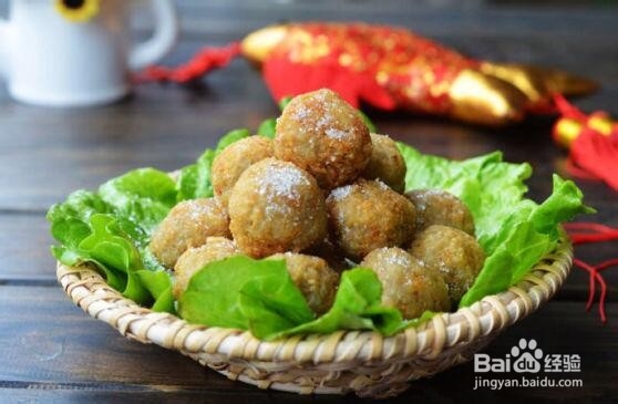 素炸藕丸窍门