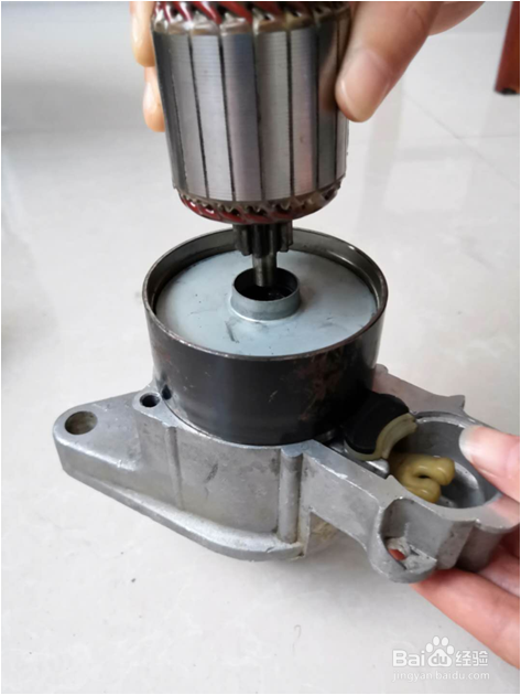 启动机的拆装方法!