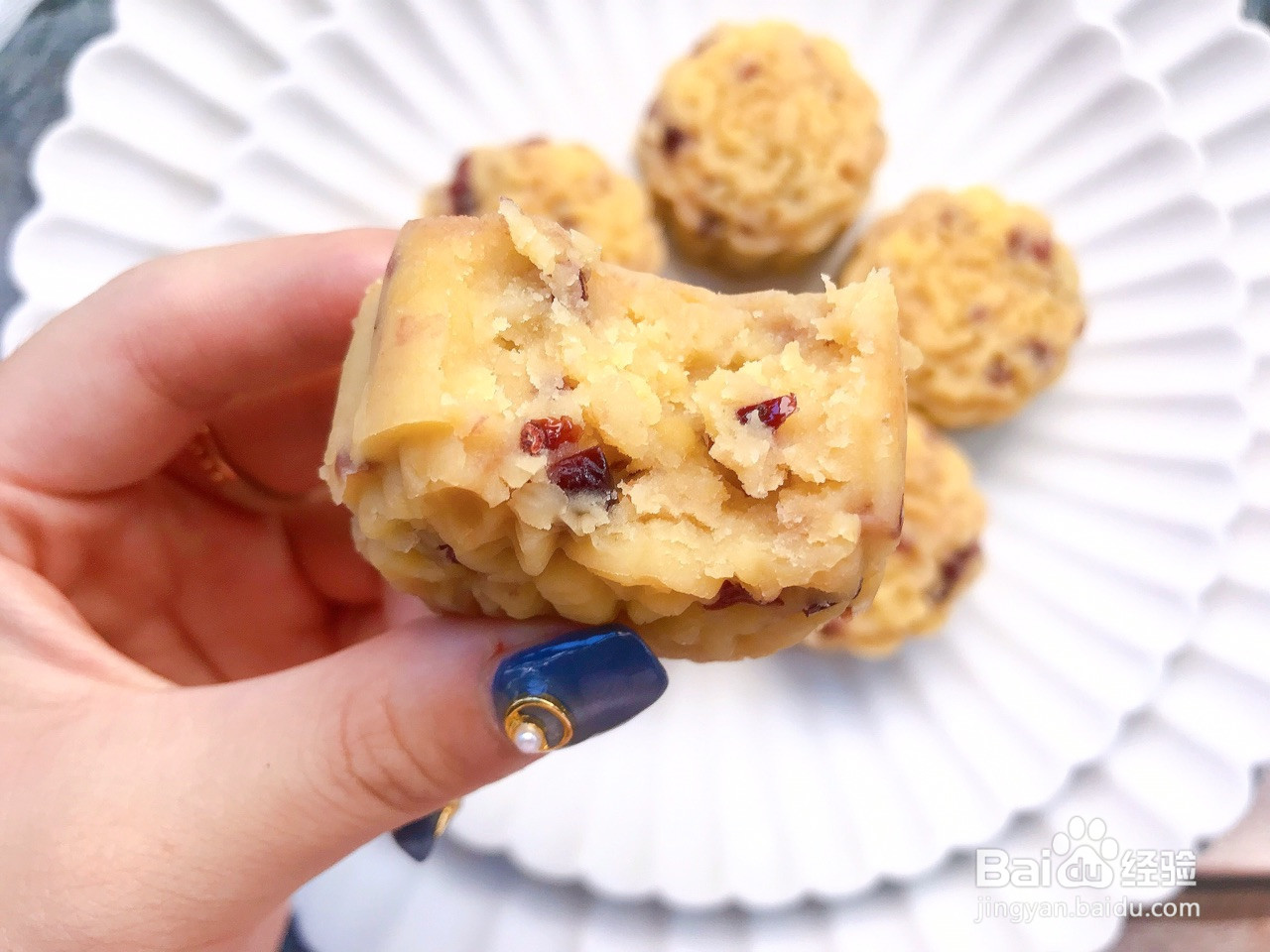 蔓越莓绿豆糕的做法