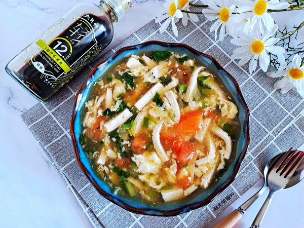 家常豆腐鸡蛋汤