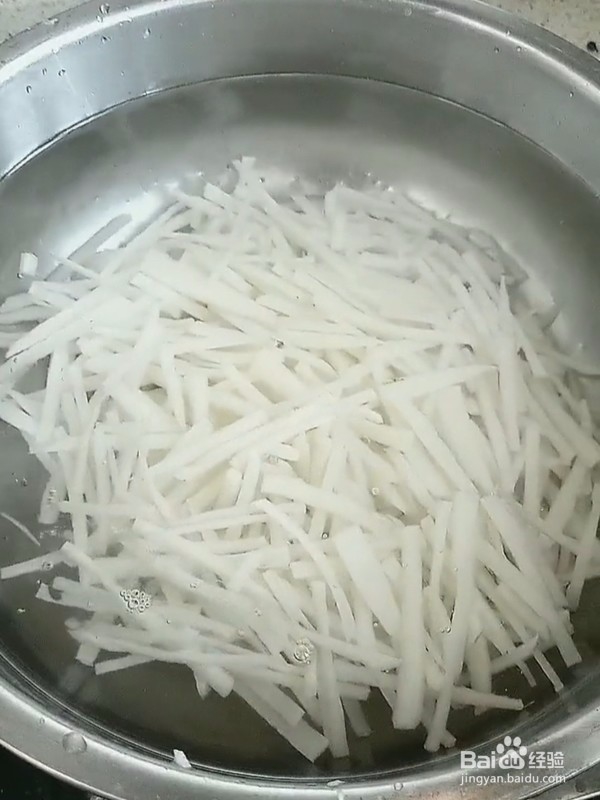 炝炒藕丝怎么做