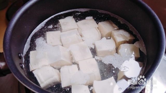 鲜香菇烧豆腐的做法