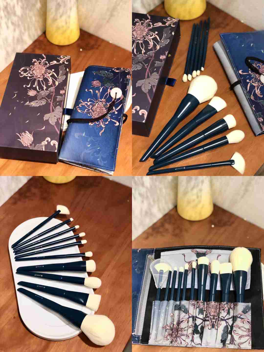 LADES蓝蒂丝烟蓝化妆刷，满足日常化妆