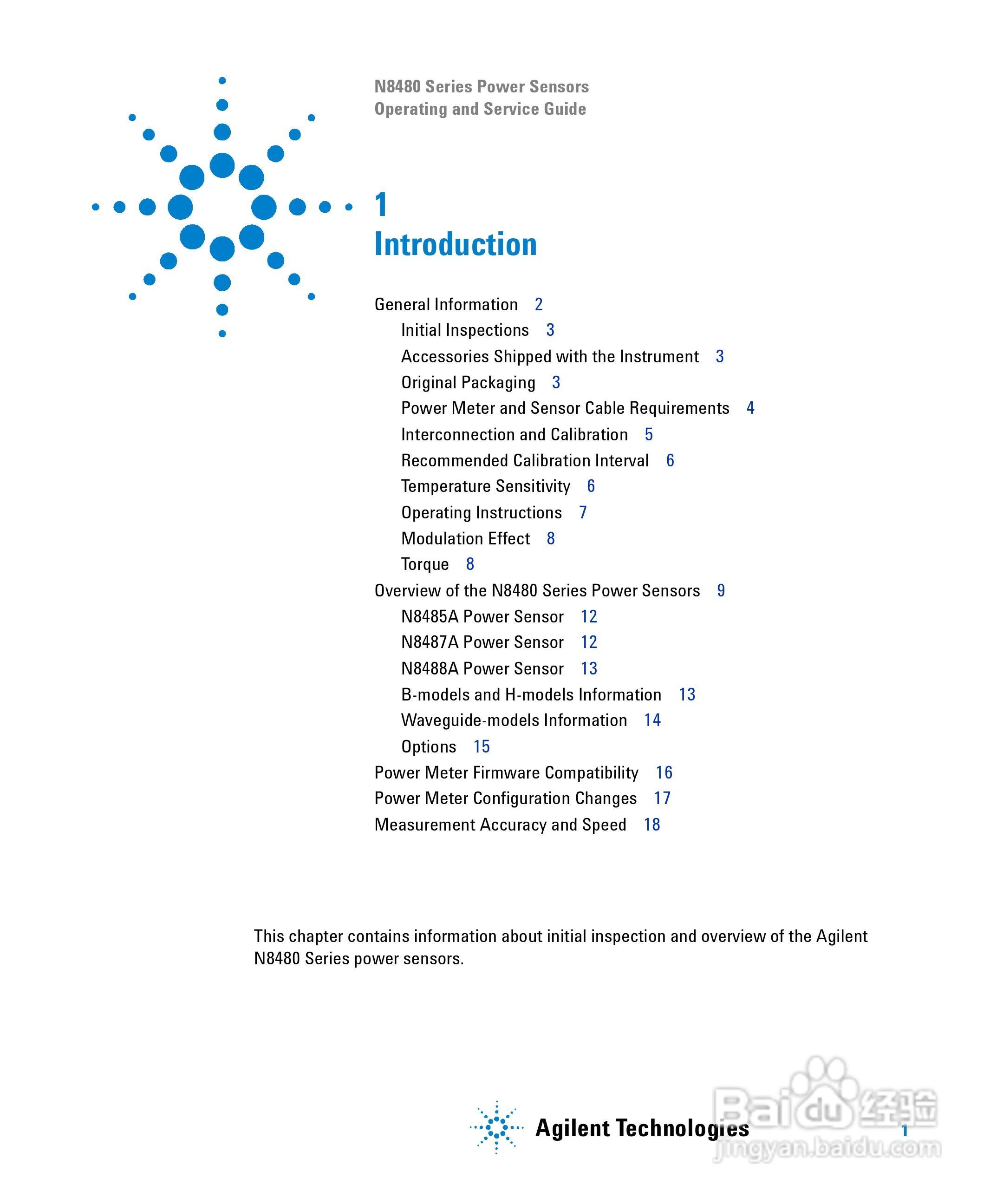 N8482A功率感测器使用手册:[2]