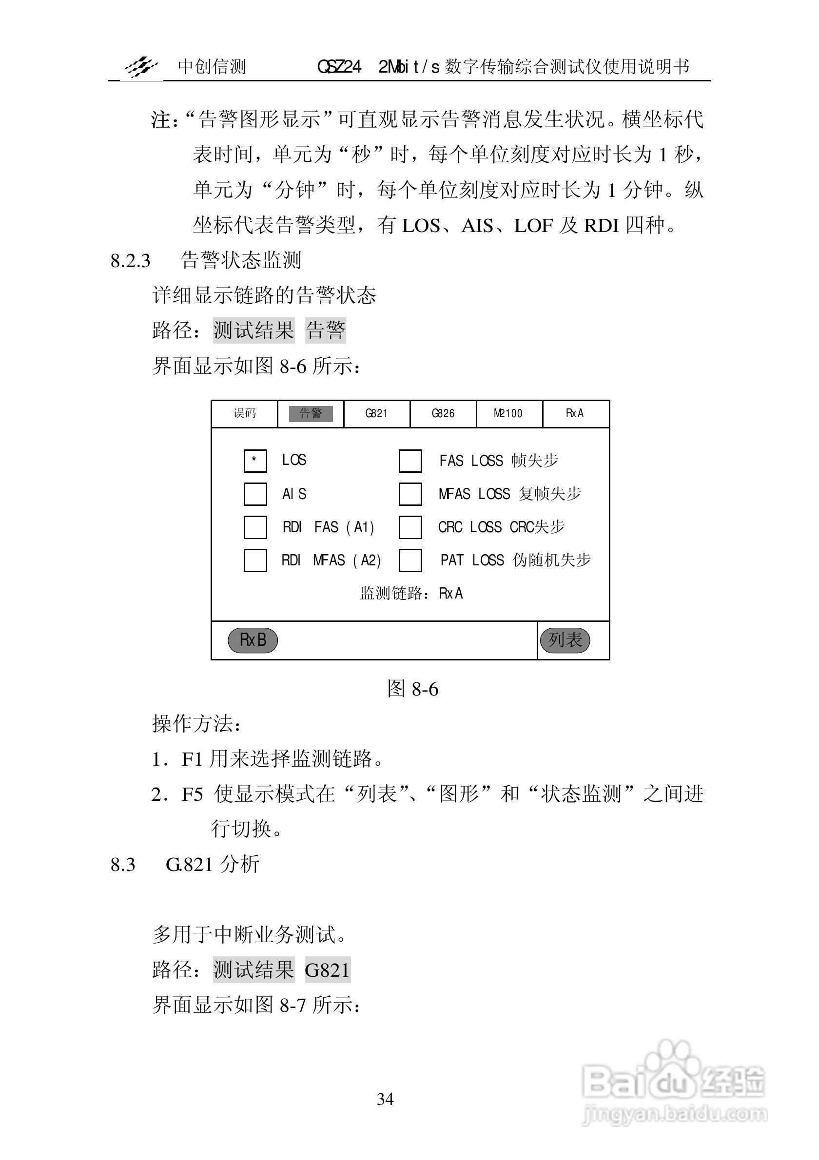 QSZ24误码仪说明书:[4]