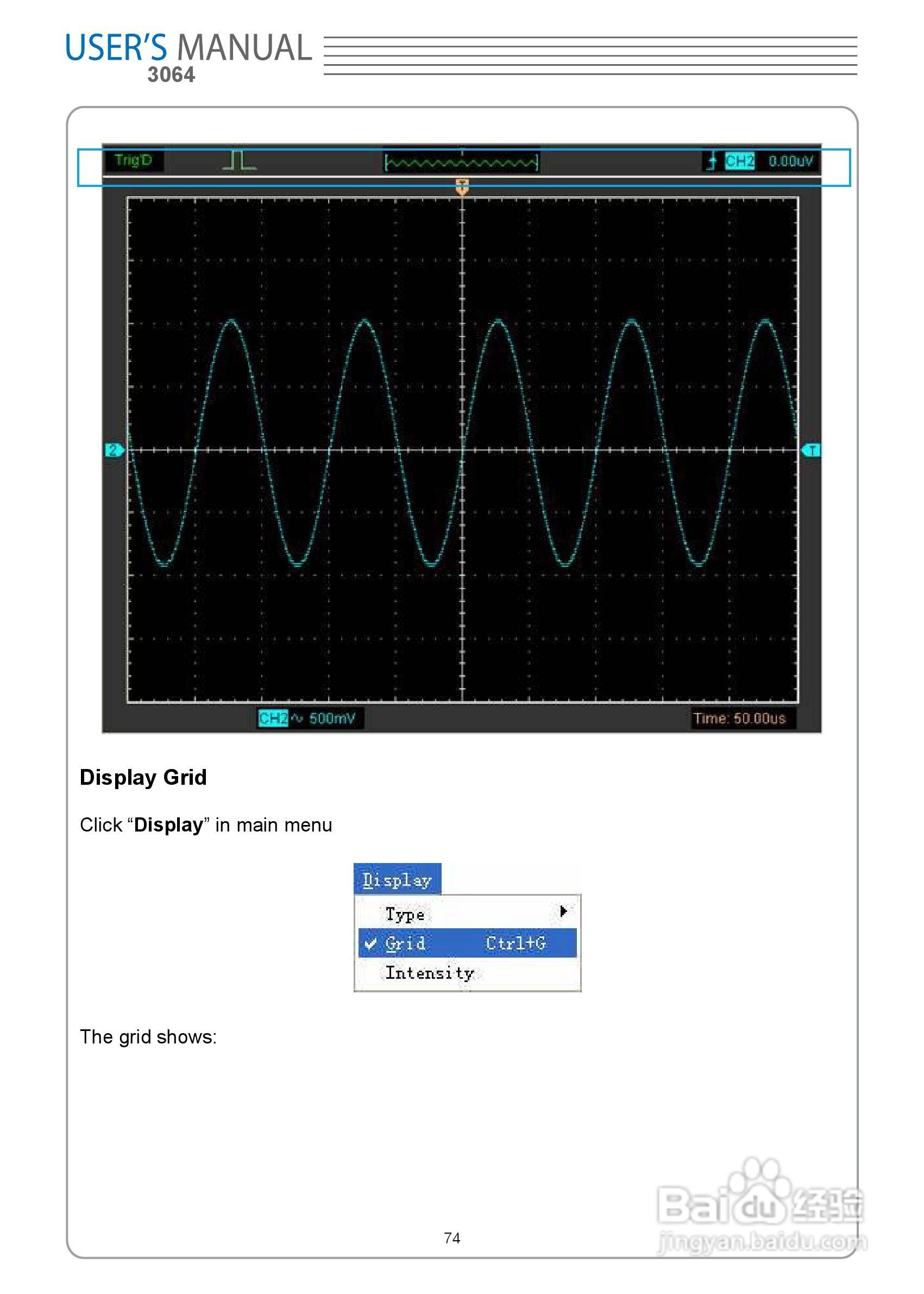 DSO3064型 4通道示波器使用说明书:[8]