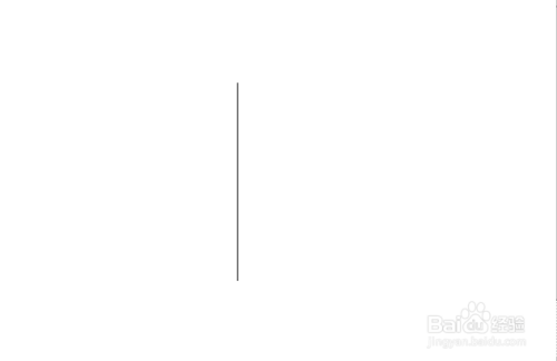 同样,我们可以先画一条竖线.