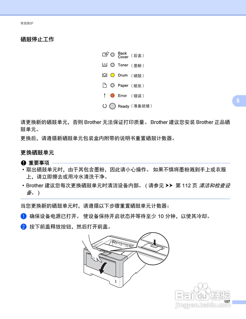 Brother HL-5450DN打印机说明书:[12]