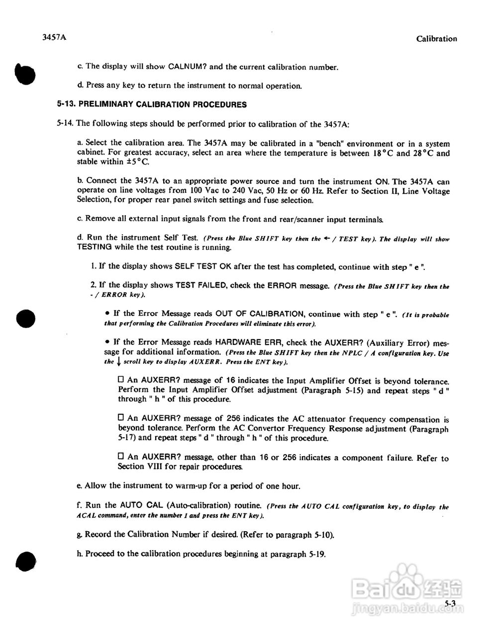 HP 3457A 万用表用户使用手册:[13]