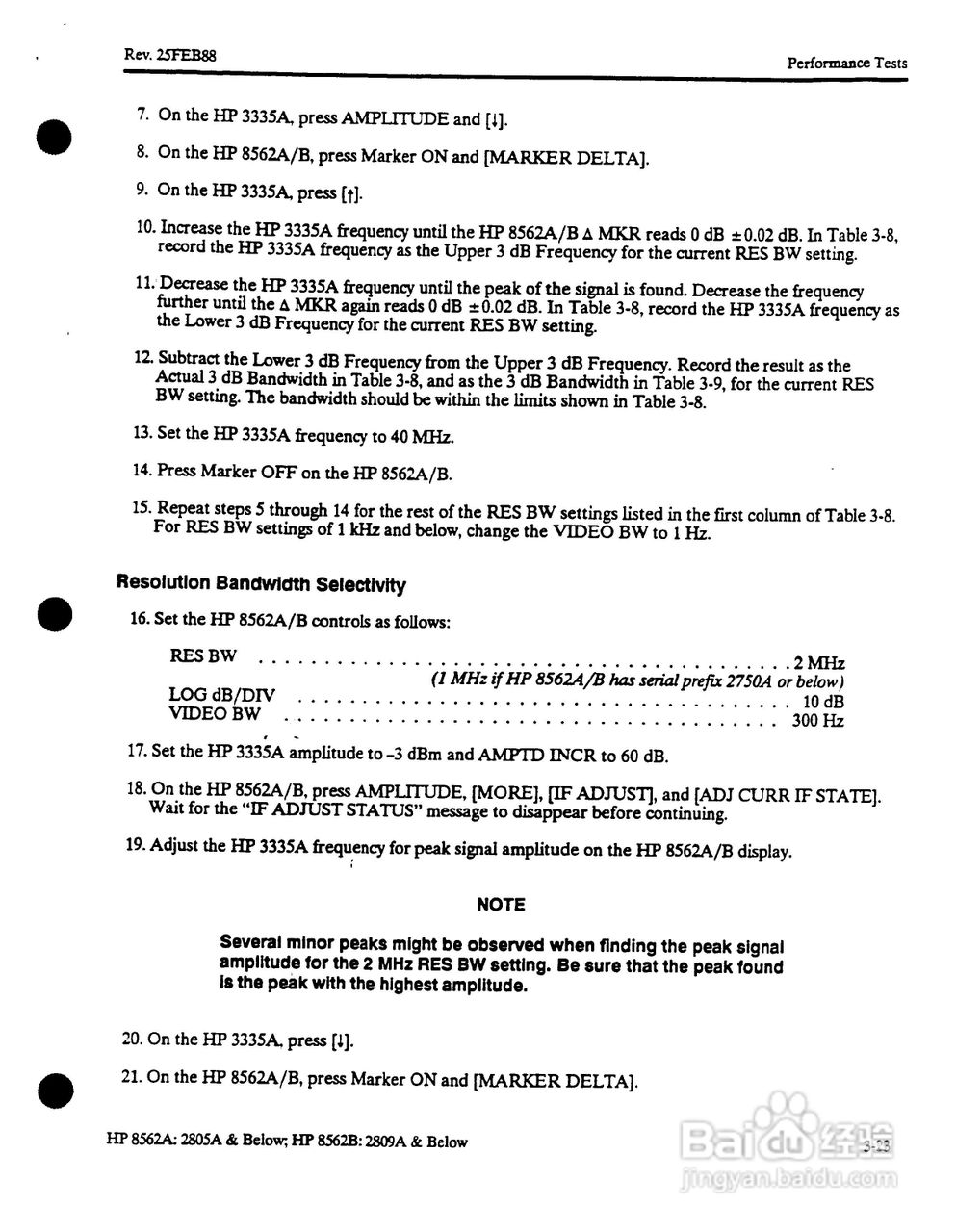 HP8562A/B分析仪使用说明书:[26]