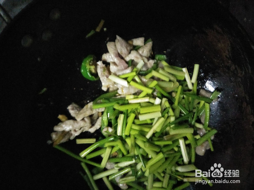 蒜台炒肉怎样做好吃?