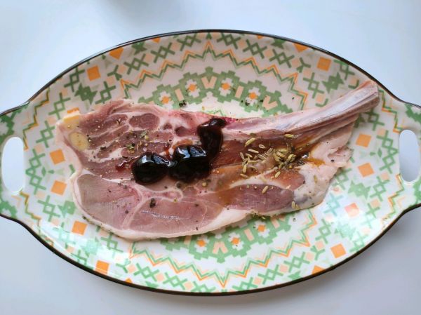 空气炸锅烤羊排