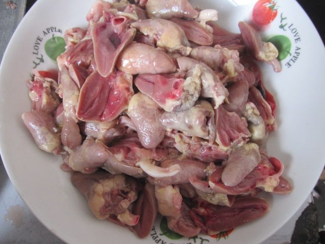 今日小炒，尖椒炒鸡心，味道棒棒哒