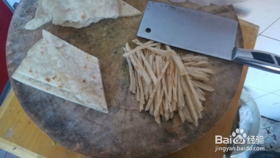 简易素炒饼的做法