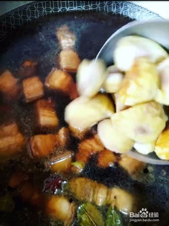 鲜香板栗红烧肉